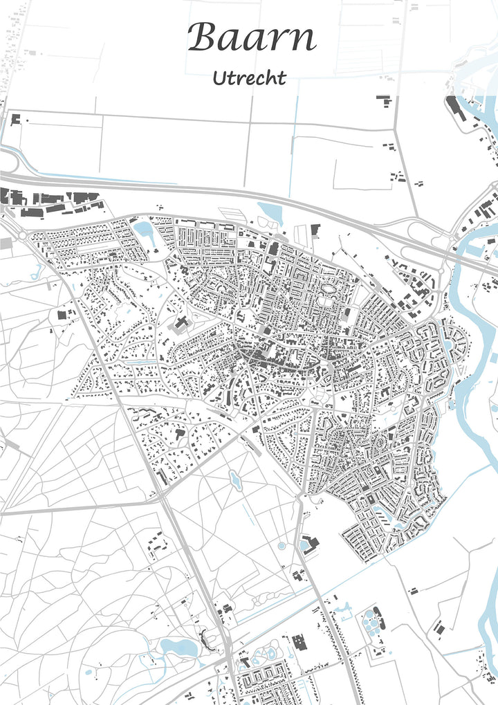 Stadskaart van Baarn