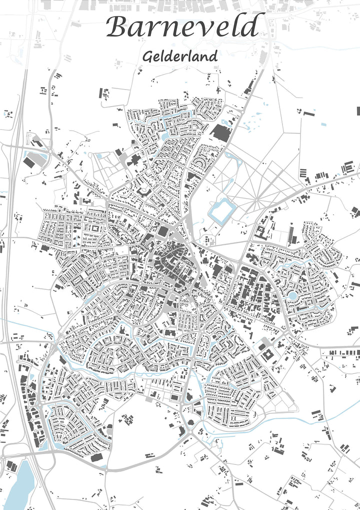 Stadskaart van Barneveld