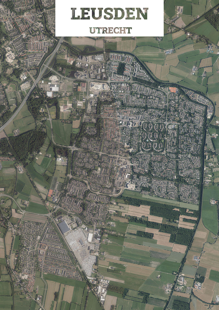 Luchtfoto van Leusden