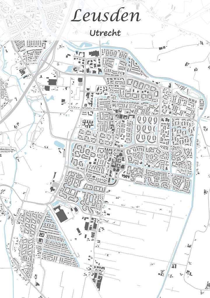 Stadskaart van Leusden