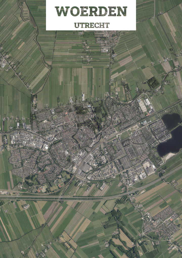 Luchtfoto van Woerden