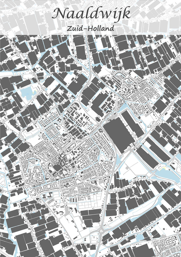 Stadskaart van Naaldwijk
