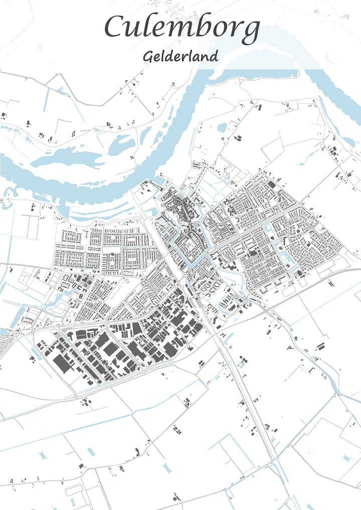 Stadskaart van Culemborg