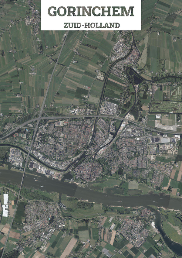 Luchtfoto van Gorinchem