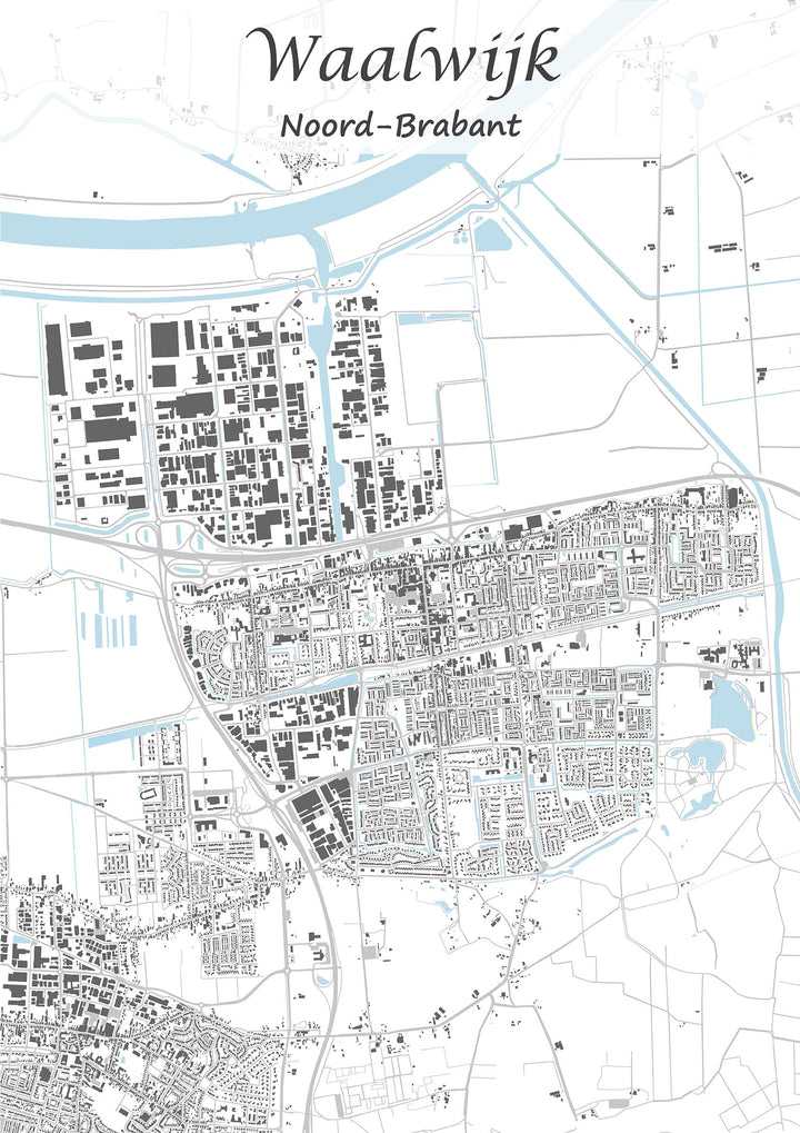 Stadskaart van Waalwijk