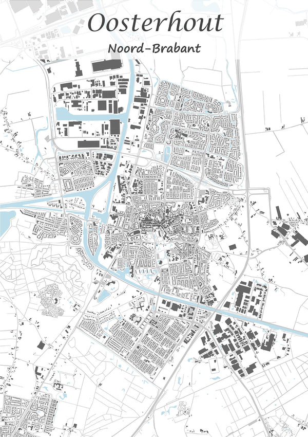 Stadskaart van Oosterhout