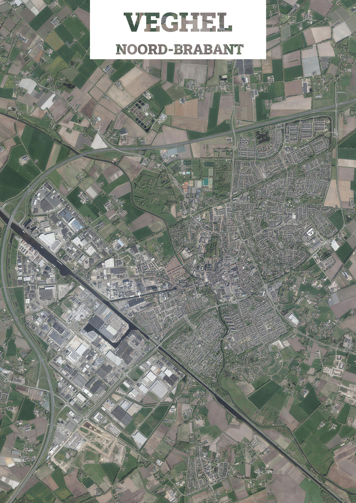 Luchtfoto van Veghel