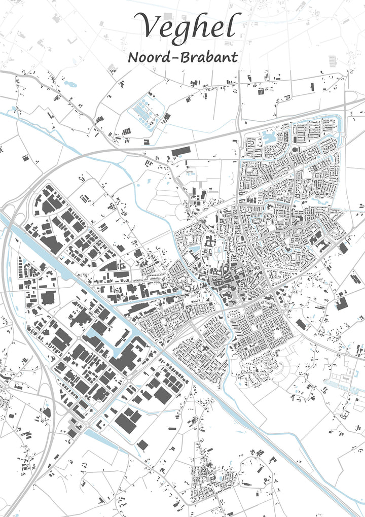 Stadskaart van Veghel