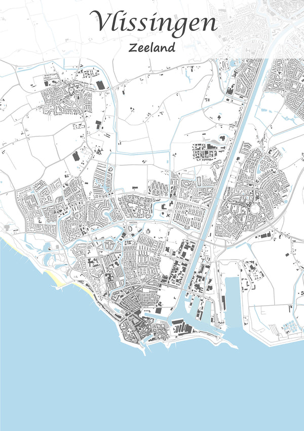 Stadskaart van Vlissingen