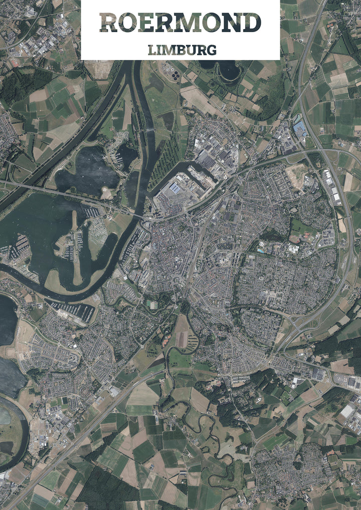 Luchtfoto van Roermond