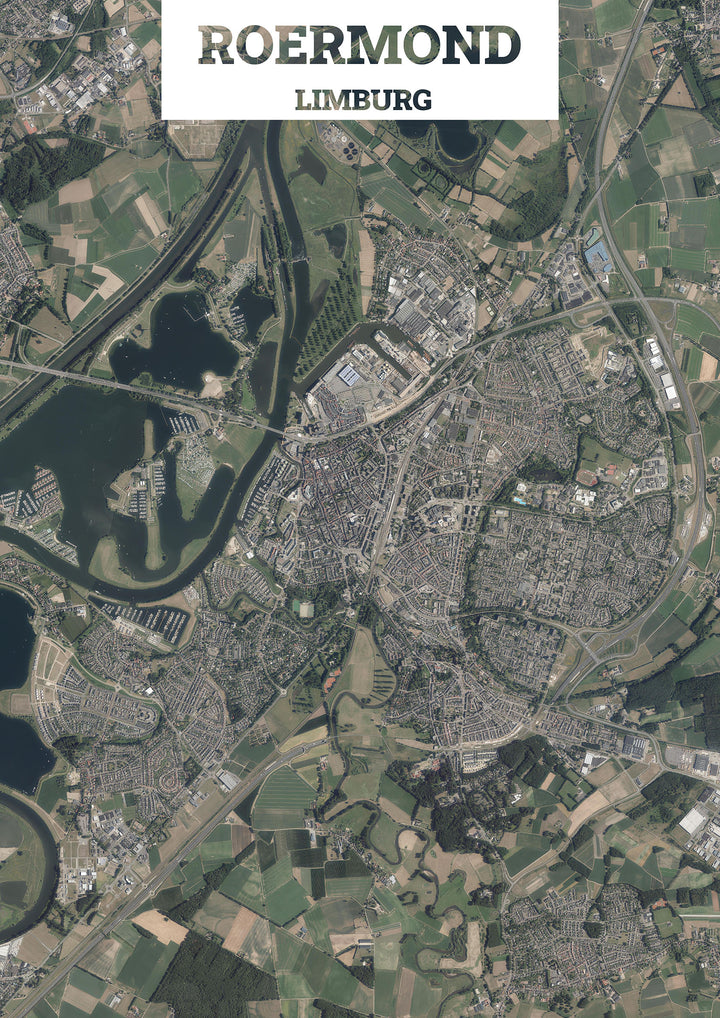 Luchtfoto van Roermond