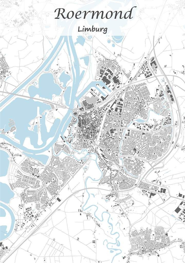 Stadskaart van Roermond