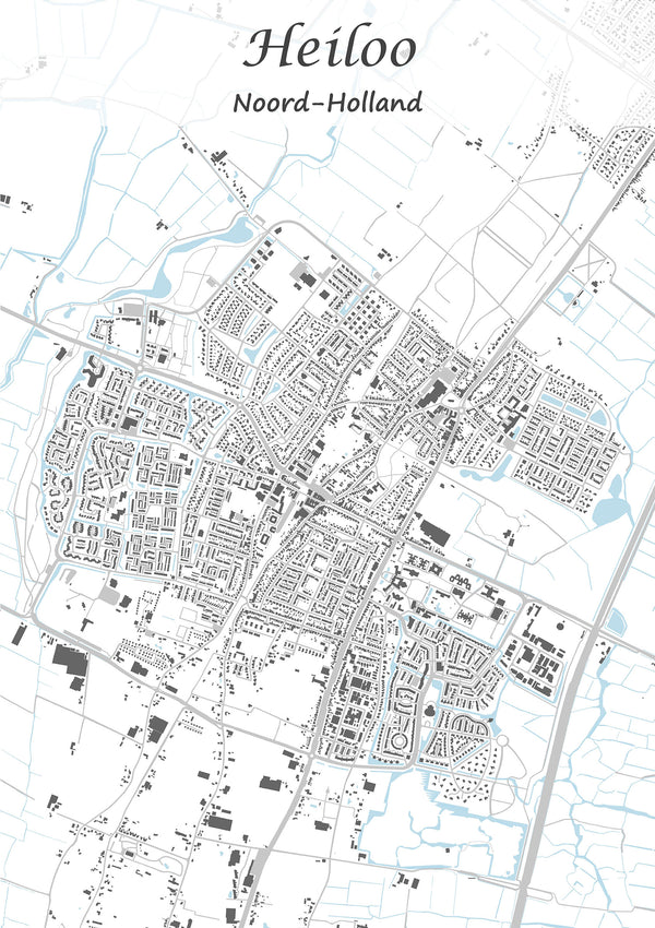 Stadskaart van Heiloo