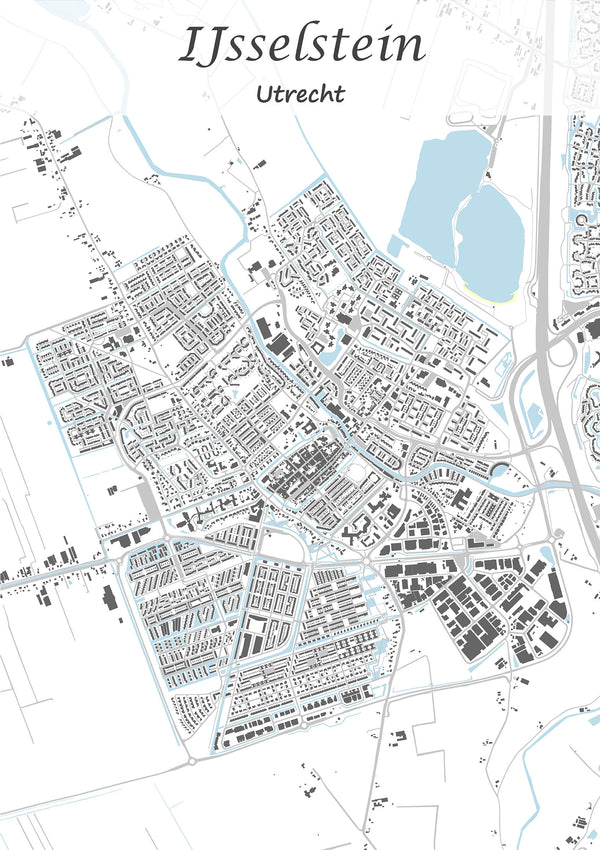 Stadskaart van IJsselstein