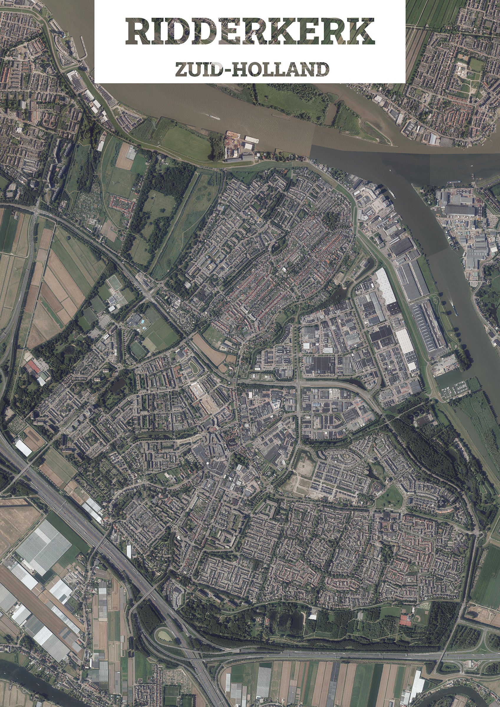 Ark Ridderkerk Luchtfoto van Ridderkerk – Earth Art