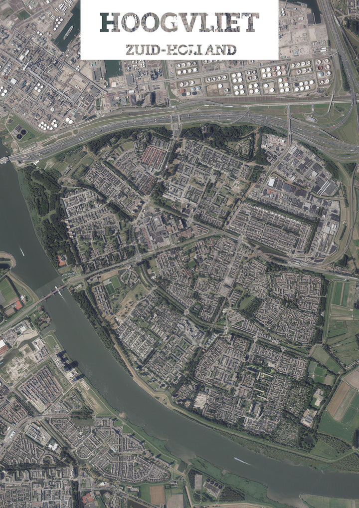 Luchtfoto van Hoogvliet