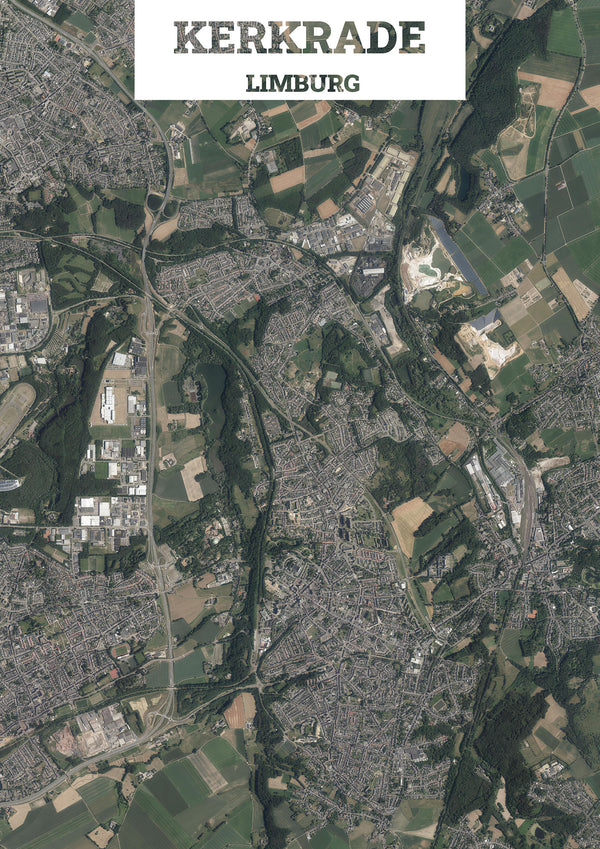 Luchtfoto van Kerkrade