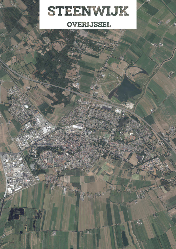 Luchtfoto van Steenwijk