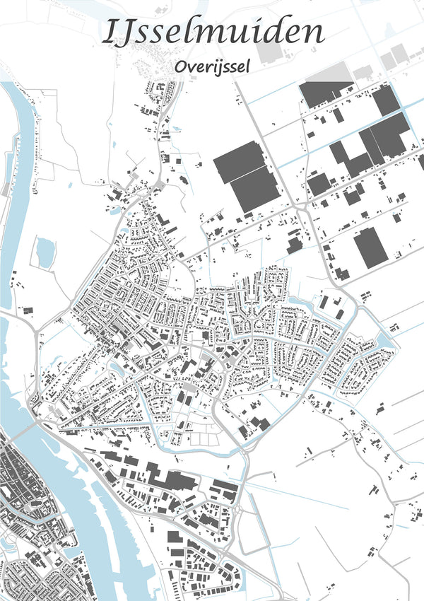 Stadskaart van IJsselmuiden