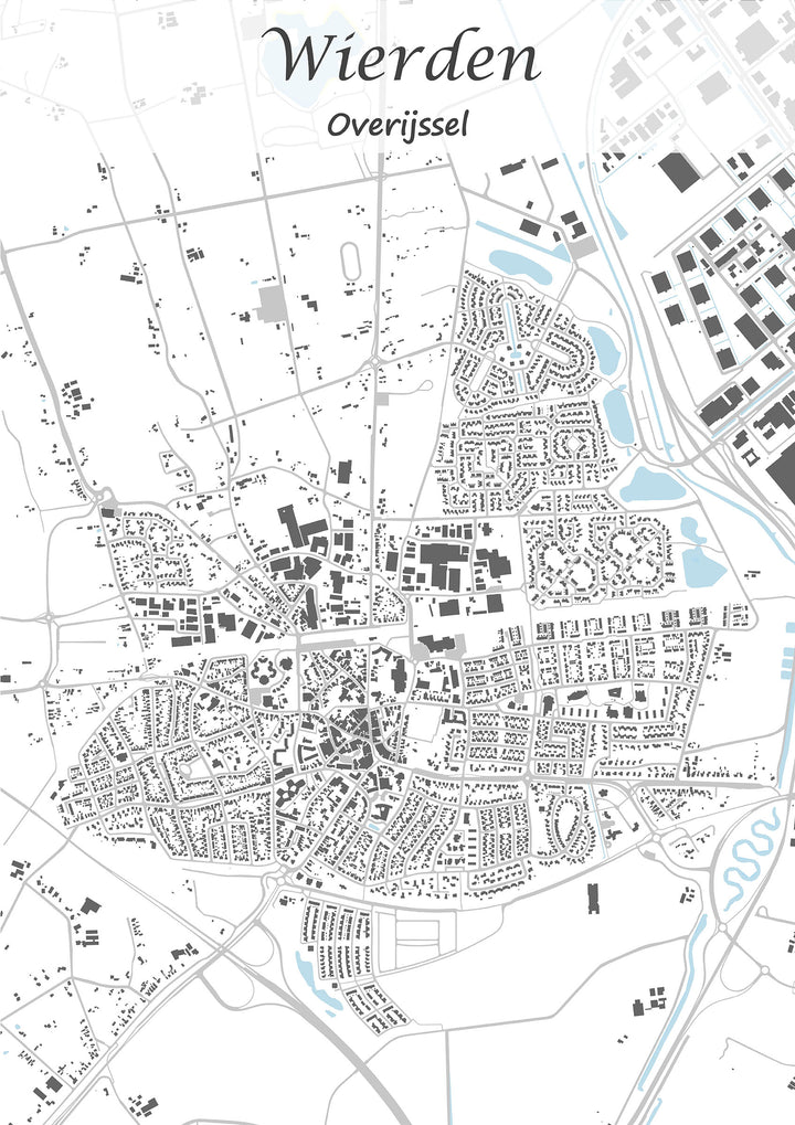 Stadskaart van Wierden