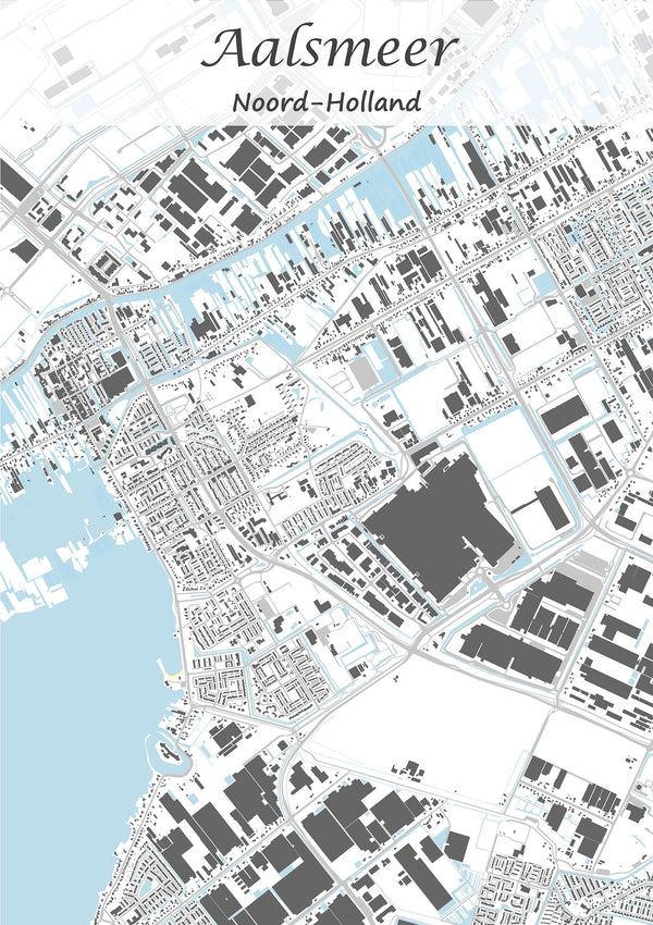 Stadskaart van Aalsmeer