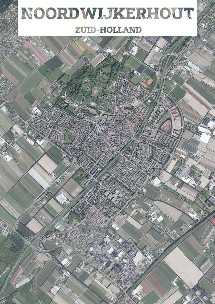 Luchtfoto van Noordwijkerhout