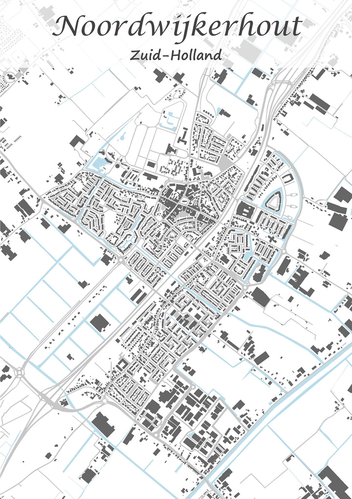 Stadskaart van Noordwijkerhout