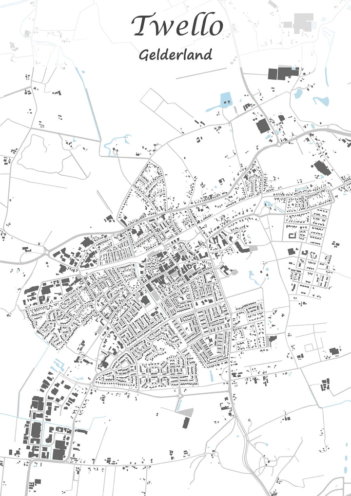 Stadskaart van Twello
