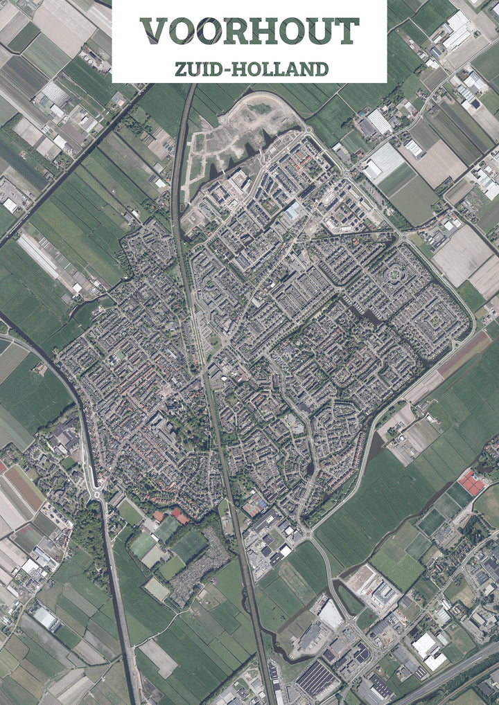Luchtfoto van Voorhout