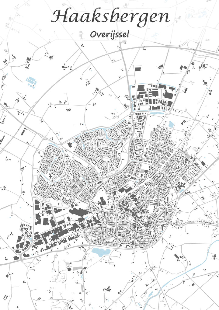 Stadskaart van Haaksbergen
