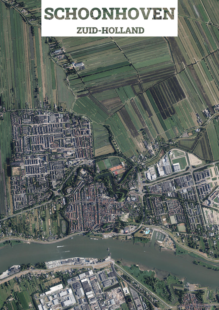 Luchtfoto van Schoonhoven