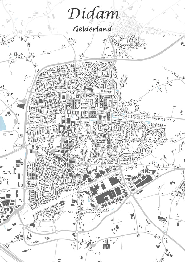 Stadskaart van Didam