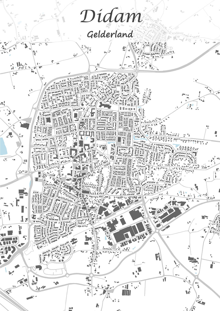 Stadskaart van Didam