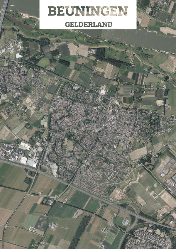Luchtfoto van Beuningen