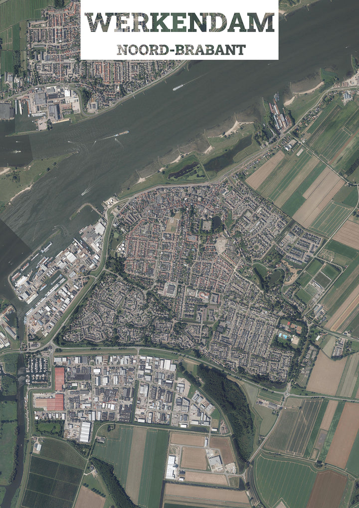 Luchtfoto van Werkendam