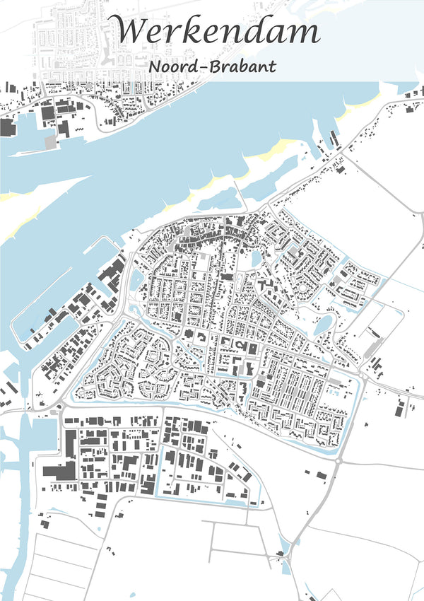 Stadskaart van Werkendam