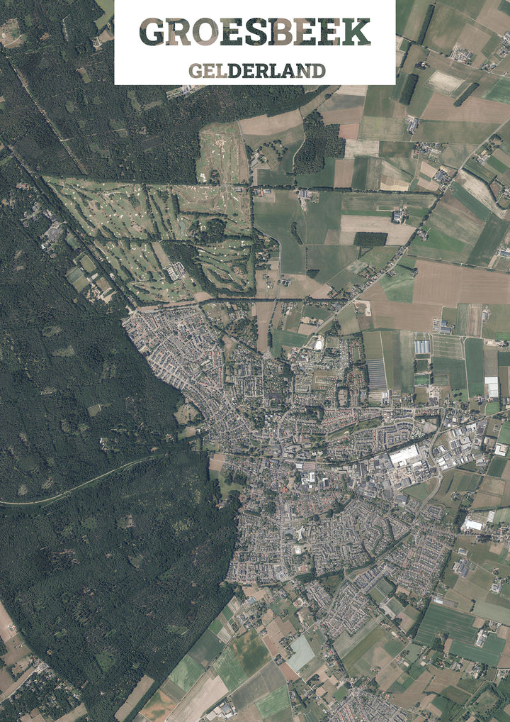 Luchtfoto van Groesbeek