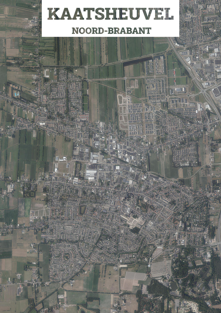 Luchtfoto van Kaatsheuvel