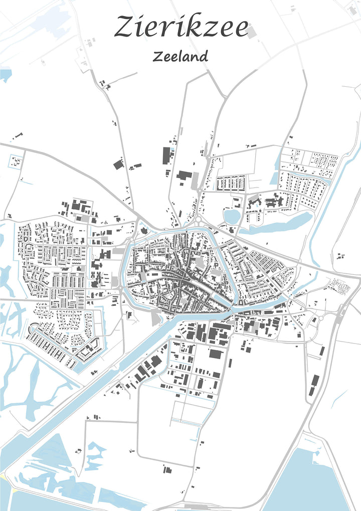 Stadskaart van Zierikzee