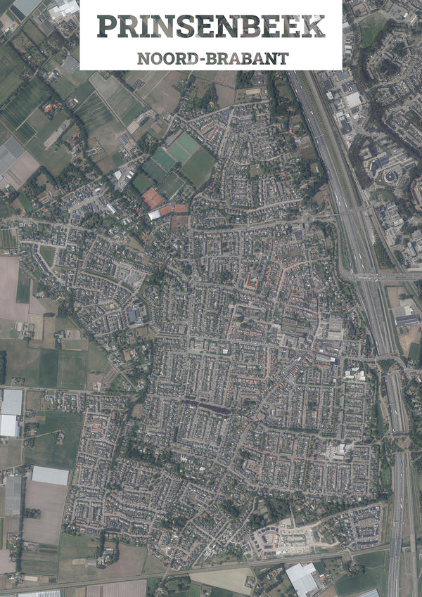 Luchtfoto van Prinsenbeek