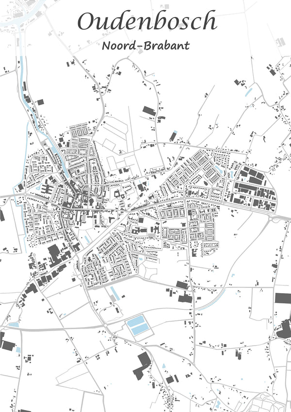 Stadskaart van Oudenbosch