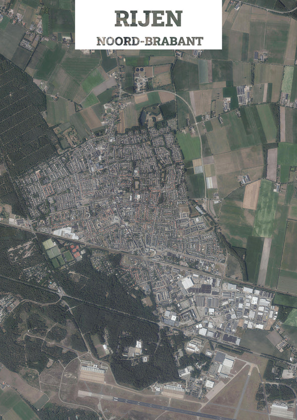 Luchtfoto van Rijen