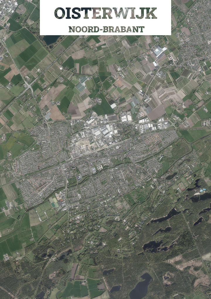 Luchtfoto van Oisterwijk
