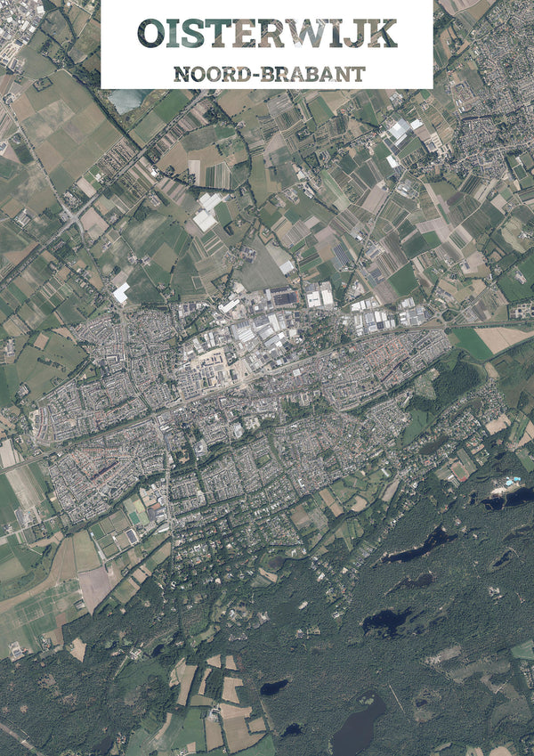 Luchtfoto van Oisterwijk