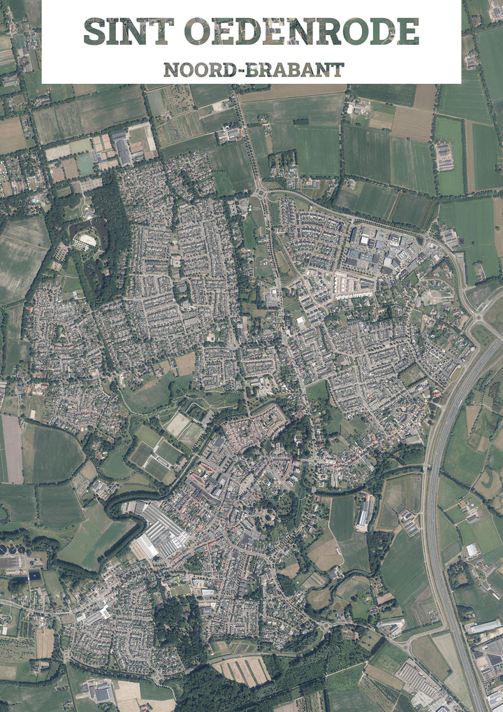 Luchtfoto van Sint Oedenrode