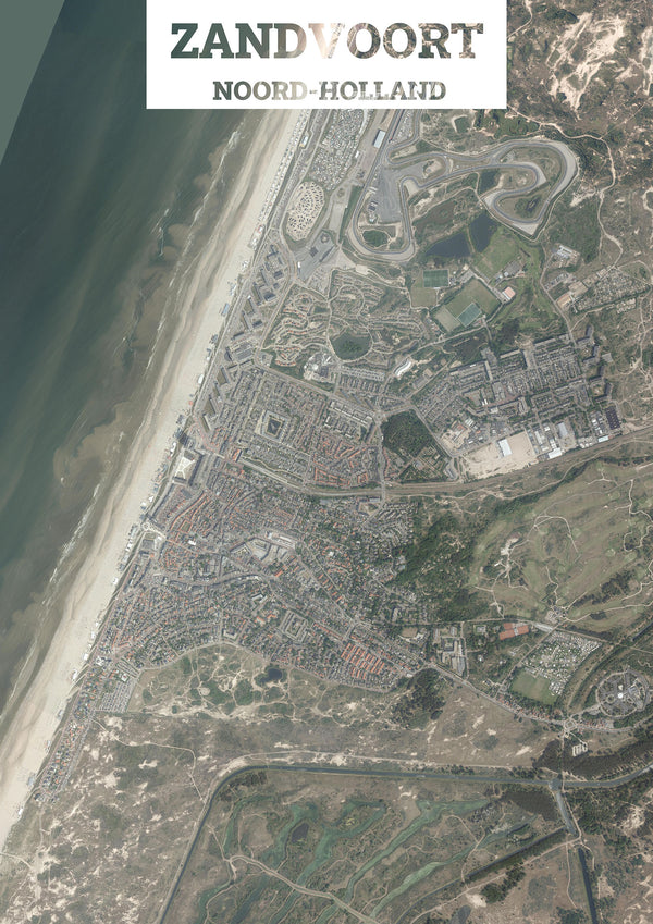 Luchtfoto van Zandvoort