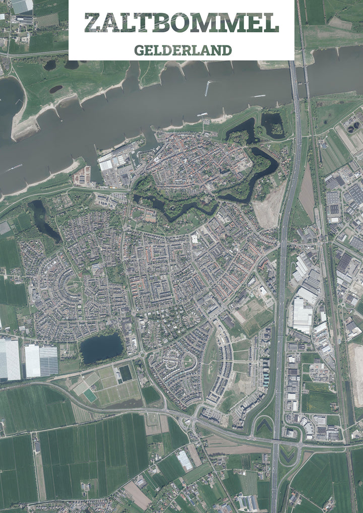 Luchtfoto van Zaltbommel