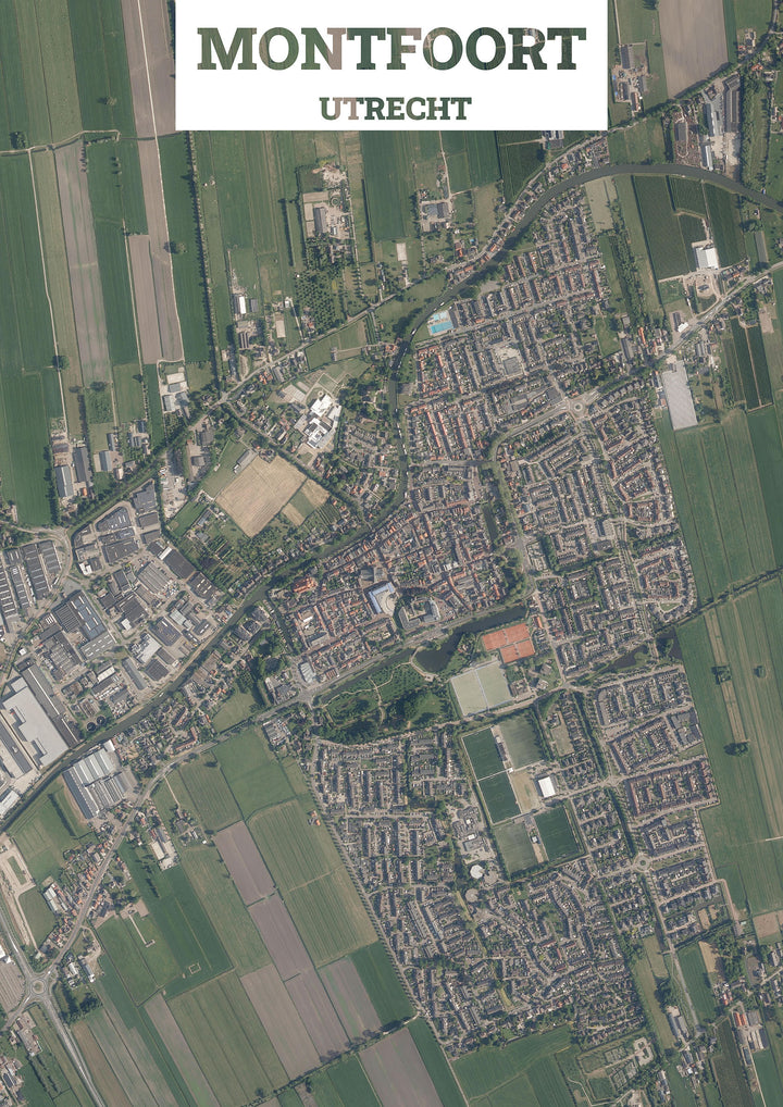 Luchtfoto van Montfoort