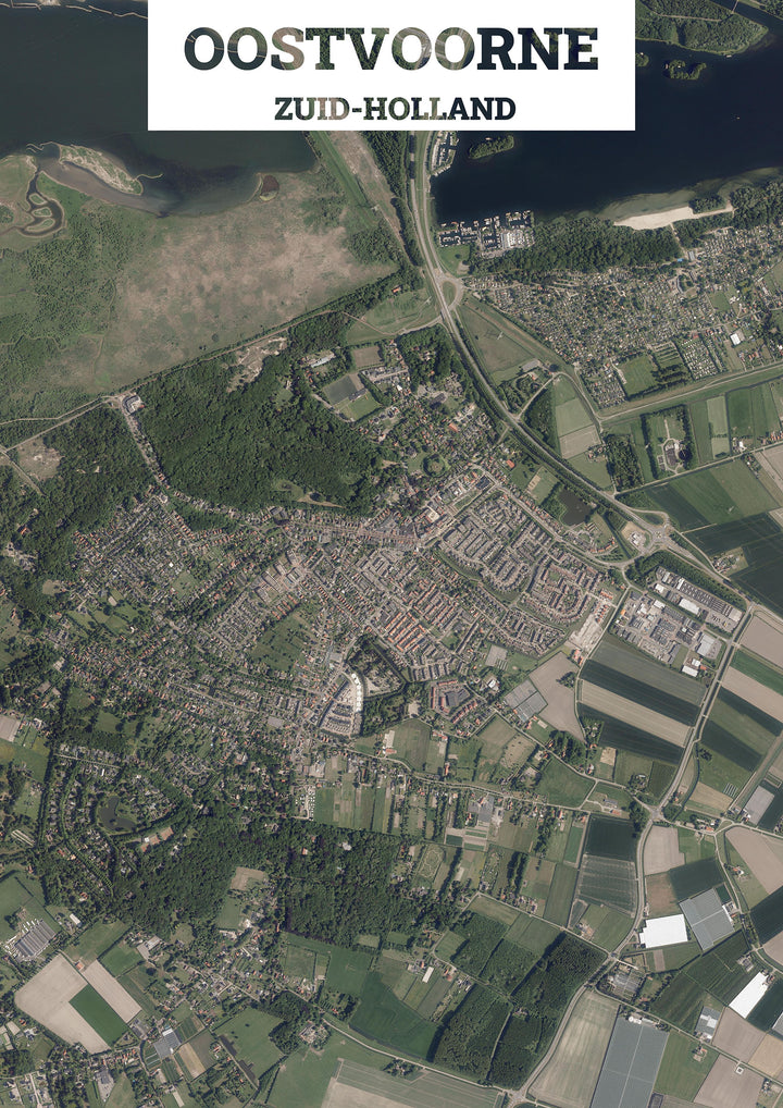 Luchtfoto van Oostvoorne
