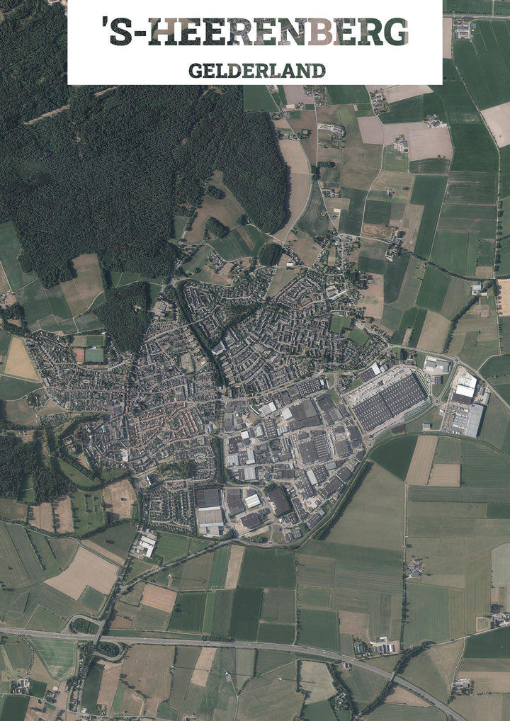 Luchtfoto van 's-Heerenberg